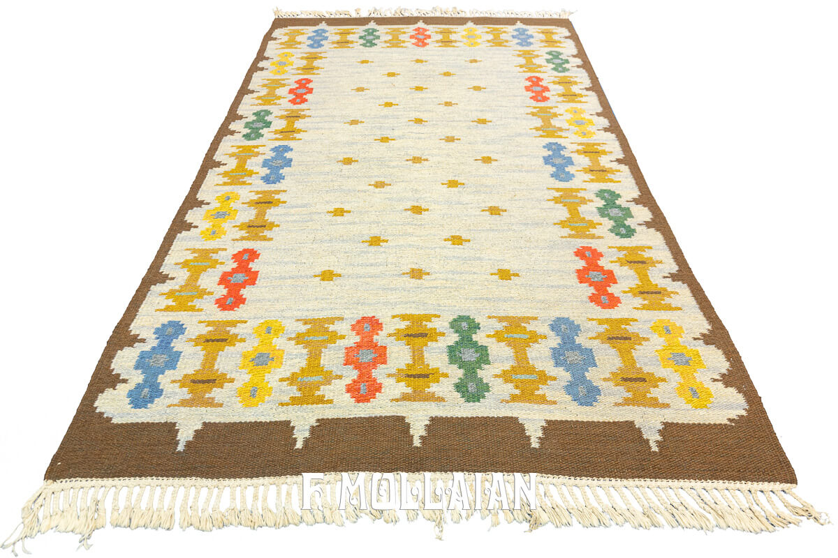 Scandinavian Rollakan Swedish Rug n°:138929